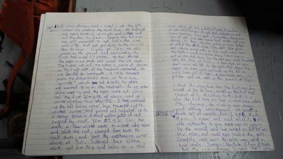 Grand names in the hut entries