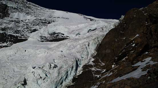 Impressive ice chunks on Woolley/Diadem