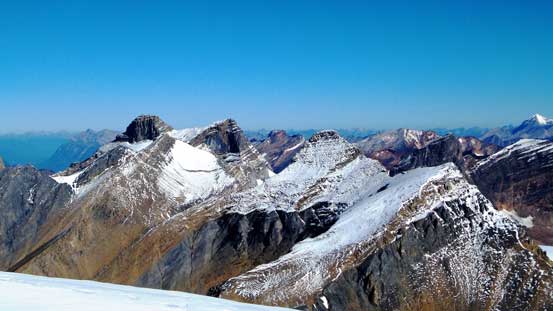 Peaks in Sir Winston Churchill Range - Mt. GEC et al.