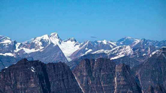Mt. Scott, another high peak on the Hooker Icefield