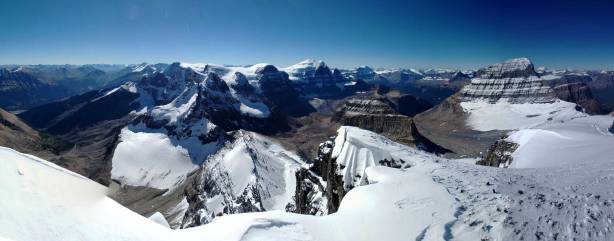 Another panorama from the summit. Click to view large size.