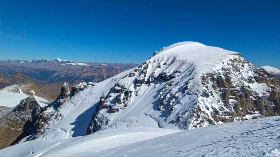 Diadem Peak seen from partway down Mt. Woolley