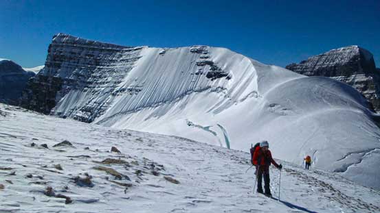 Behind was Mt. Woolley's north ridge
