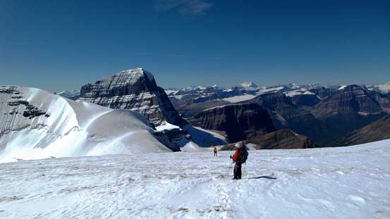Mt. Alberta started to show up again. 