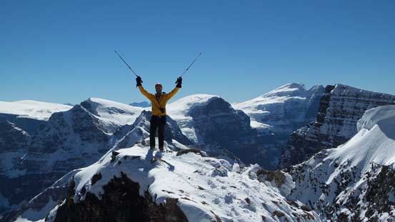 Vern on the true summit