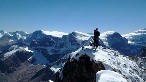 Ben on the true summit. 