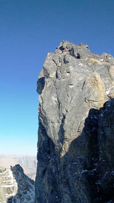 Ben was posing somewhere up there