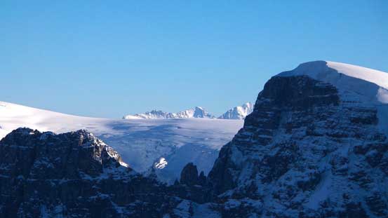 Bryce rises behind the Columbia Icefield