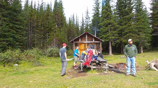 Eventually we made to the Cabin.