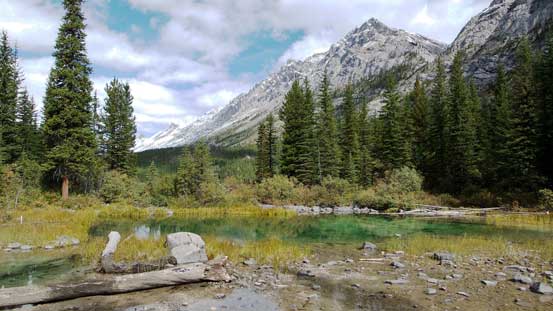There's a mini pond in between first and second Connor Lake