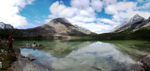 Panorama of the second Lake. I like the colour and the reflection.