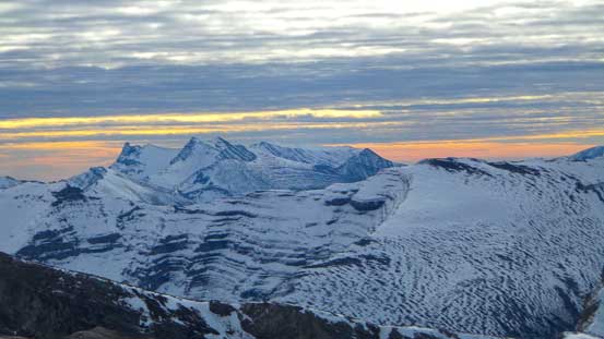 A group of peaks in High Rock Range on the Continental Divide. It looks like winter!