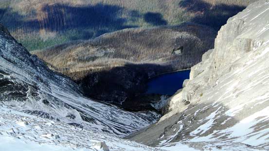 To the west is Deep Lake. This valley can, and had been scrambled.