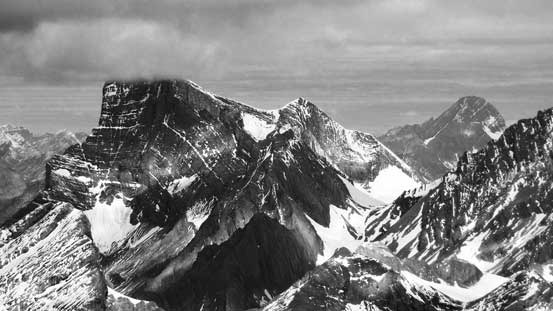 The impressive south face of Mt. Joffre