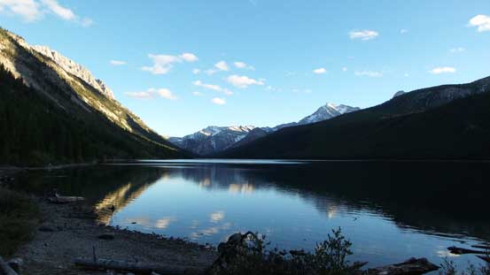 Eventually we made back to the first lake.