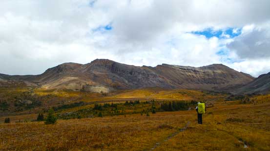 The pass is way up high on the far right