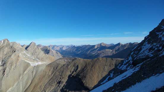 A view of the front range from the ramp