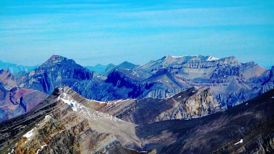 Icefall Mountain and Mt. Huestis - very remote peaks