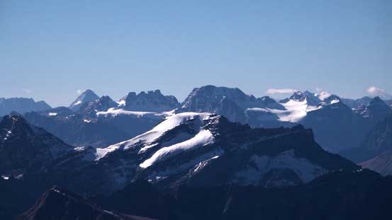 Quadra and Fay with Mt. Richardson in front