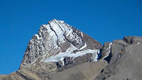 Afternoon view of Cataract Peak. 