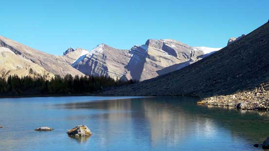 Peaks on Drummond Icefield