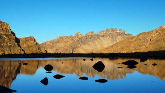 Dolomite Peak and its reflection