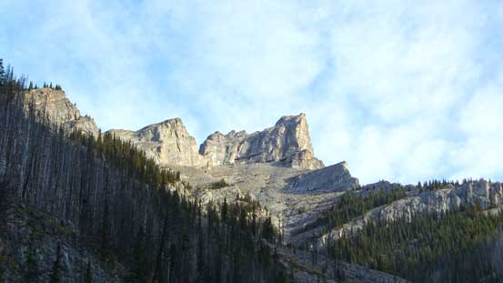 You don't want to look too far up. This is just an ourlier and yes, after spending hours in this drainage this just doesn't to get any closer. It's very high up there and yes, you have to go much higher than that... 