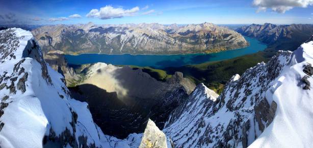Another panorama from the summit. Click to view large size.