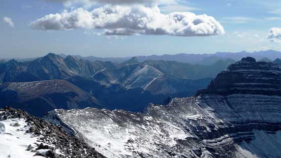 Front range peaks looking SE
