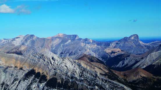 Devil's Head and an unnamed peak in the Ghost