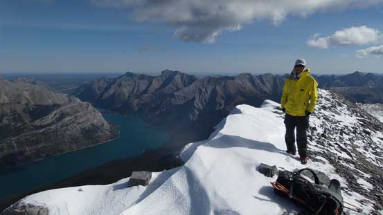 Me on the summit of Mt. Girouard