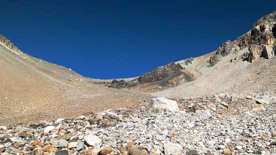The final foreshortened slog towards Cline/Lion col