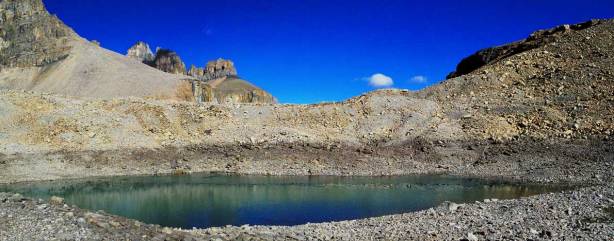 Another panorama before leaving for our objective