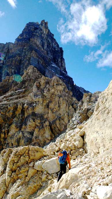 Whitegoat I looks incredibly impressive from the col