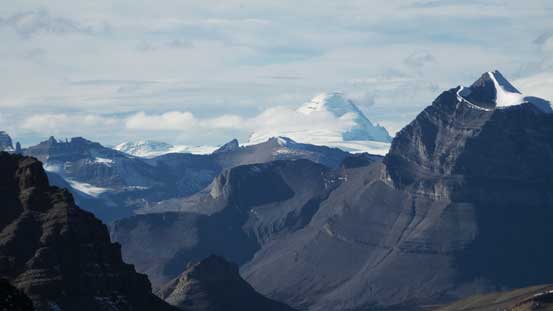 This was our best view of Mt. Columbia from this trip. As you can see weather was moving in...