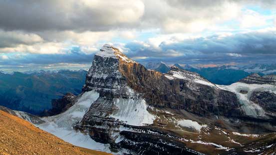 Great lighting on Mt. Cline