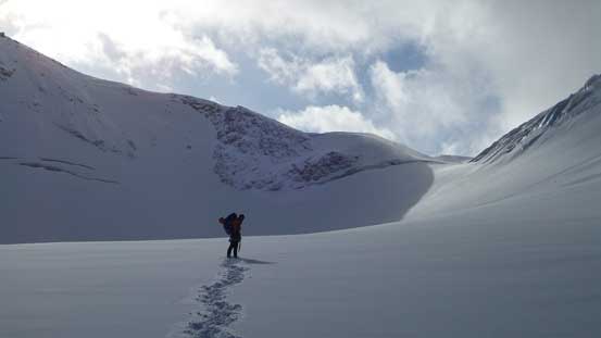 Raff and the col ahead