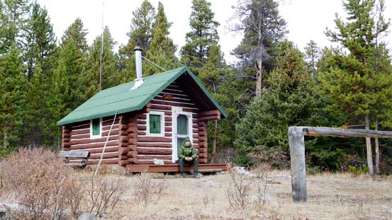 We met a solo camper at Four Point Camp