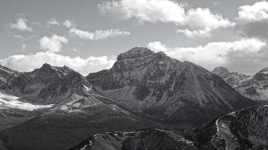 Looking back we could see the impressive Mt. Willis.