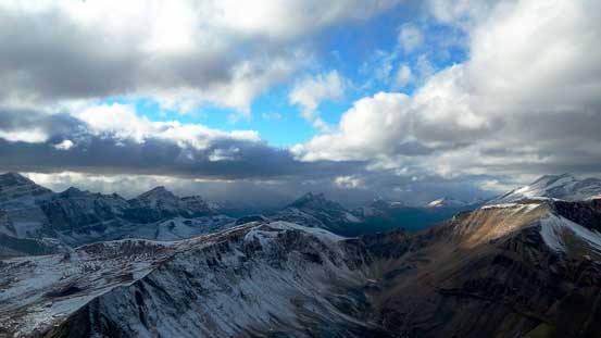 Some cool clouds formation. This picture also shows the typical weather in this day.