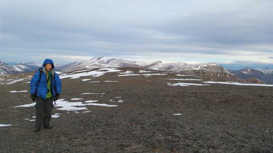 Me on the summit of Flat Ridge