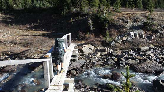 Another bridge - this one brought us to the other side of Brazeau River