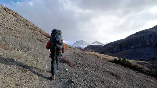 Now, time to slog back up Nigel Pass