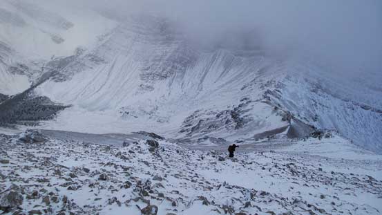Ben on the final slog.