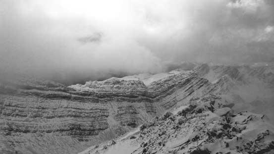 We were much higher than the peaks on Colin Range.