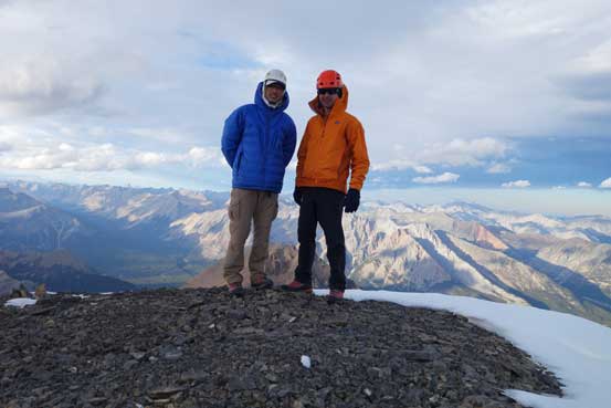 Raff and I on the summit.