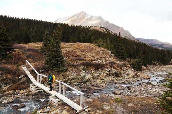 All of the creek crossings were reinforced by new bridges. Photo by Ben