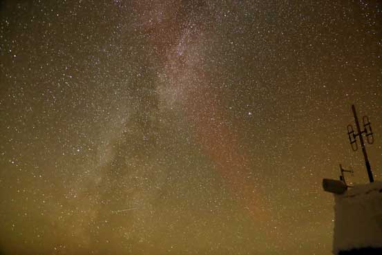 Star picture from the summit of Keystone Peak. Photo by Ben N