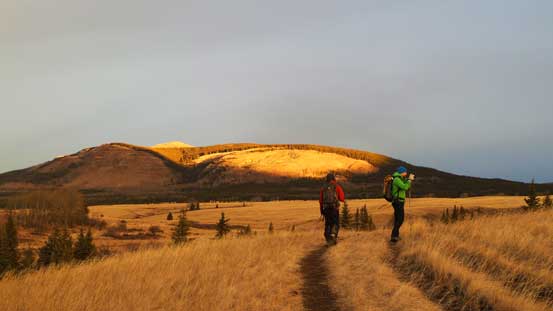 Ben and Vern taking in the views
