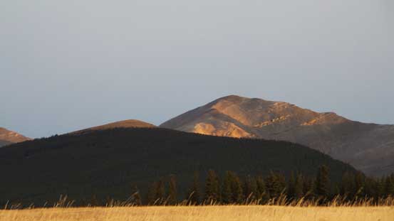 This is our objective - Evangeline Peak. It's as easy as looks. 